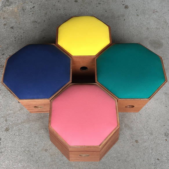 STACKING LAUAN STOOL mini（スタッキング　ラワン スツール　ミニ) 3枚目の画像