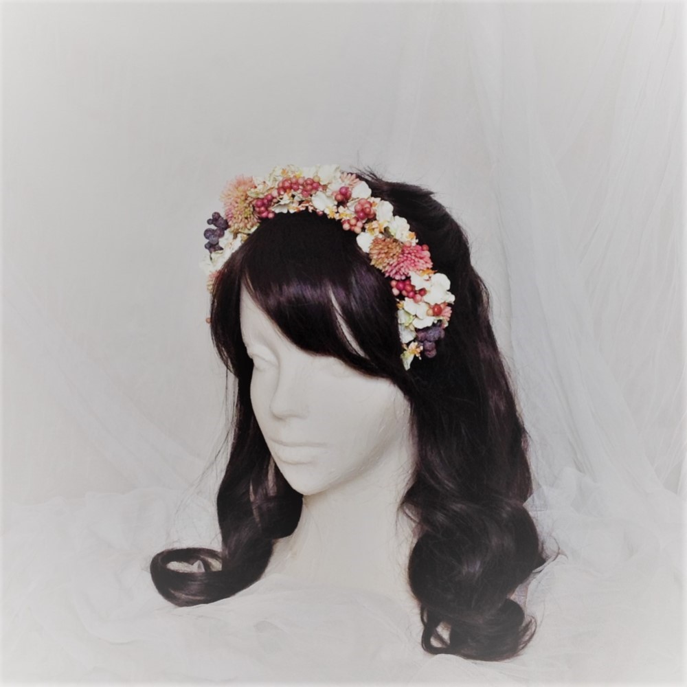 華やぎヘッドドレス（蘭のカチューシャ）