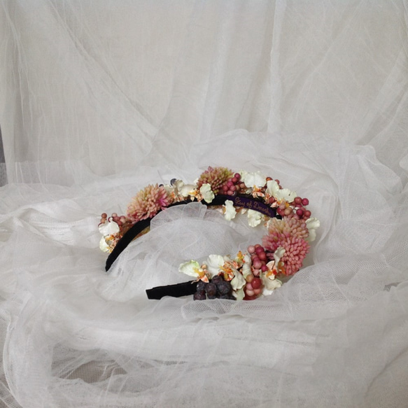 華やぎヘッドドレス（蘭のカチューシャ） 3枚目の画像