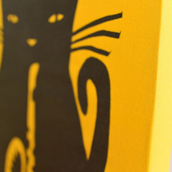 Black Cat & Sax 布料面板[现代艺术JAZZ] 第8張的照片