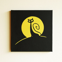 Moon Cat  布料面板[现代艺术] 第1張的照片