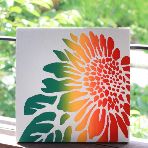 Rasta Sunflower ファブリック/アートパネル 写真・グラフィック FABCO