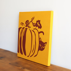 Pumpkin Cat ファブリック/アートパネル 6枚目の画像