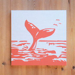 Humpback Whale ファブリック/アートパネル  2枚セット 3枚目の画像