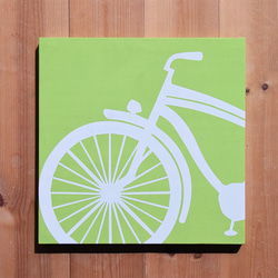 Lime Bicycle 布料面板[波普艺术] 2件套 第7張的照片