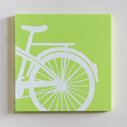 Lime Bicycle 布料面板[波普艺术] 2件套 第3張的照片