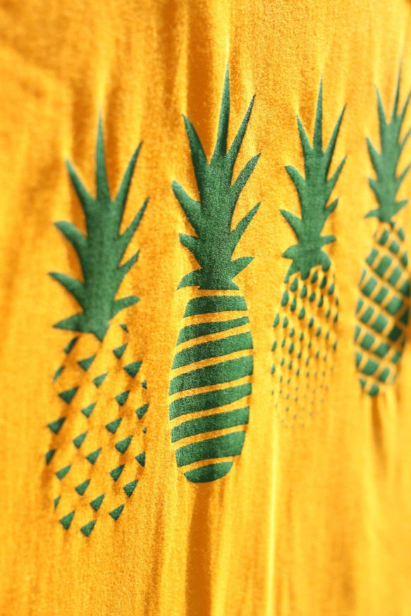 【受注製作】Green Pineapples Tシャツ 4枚目の画像