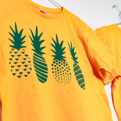 【受注製作】Green Pineapples Tシャツ 8枚目の画像