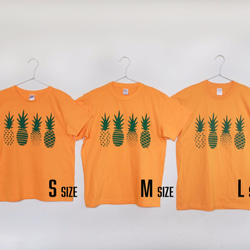 【受注製作】Green Pineapples Tシャツ 9枚目の画像
