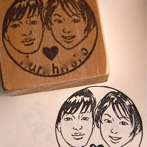 似顔絵はんこ 消しゴムはんこ はんこ・スタンプ Craft Eric 通販