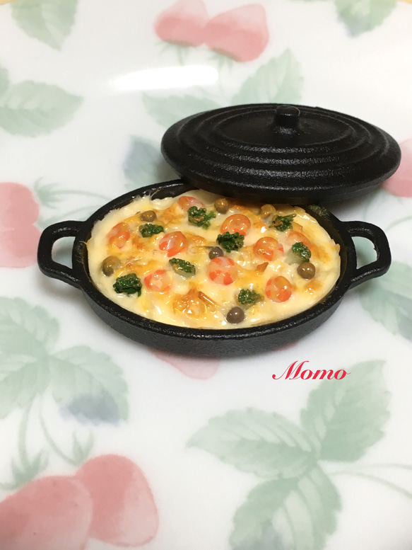 ちーずぐらたん໒꒱.*　ミニチュア ミニチュア♡グラタン その他インテリア雑貨 Momo 通販 6515006