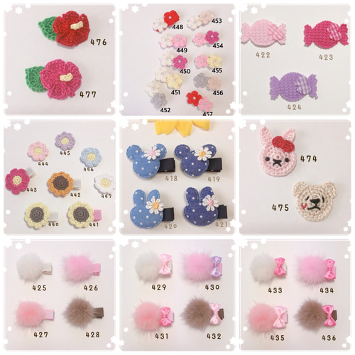 数量限定》クリスマスver赤ちゃんから使えるサンタさんヘアクリップ⑫