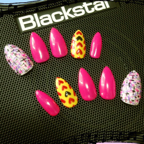 ピエロページ 急7 2点分 ネイルチップオーダー ピエロページ 急7 2点分 ネイルチップオーダー ピエロページ 急7 2点分