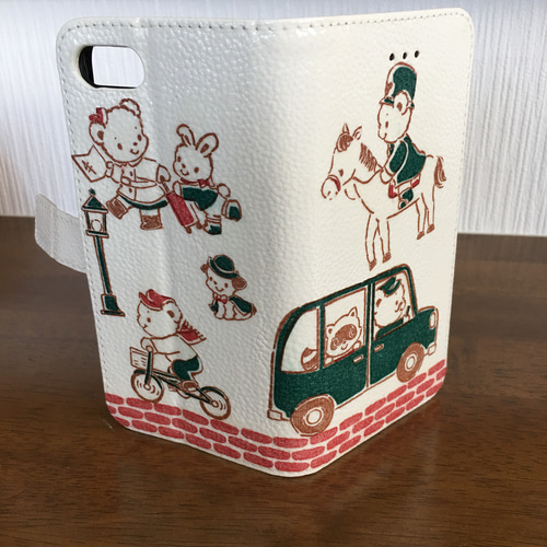 手帳型 iphone7 ケース☆ファミリア iPhoneケース・カバー kanco