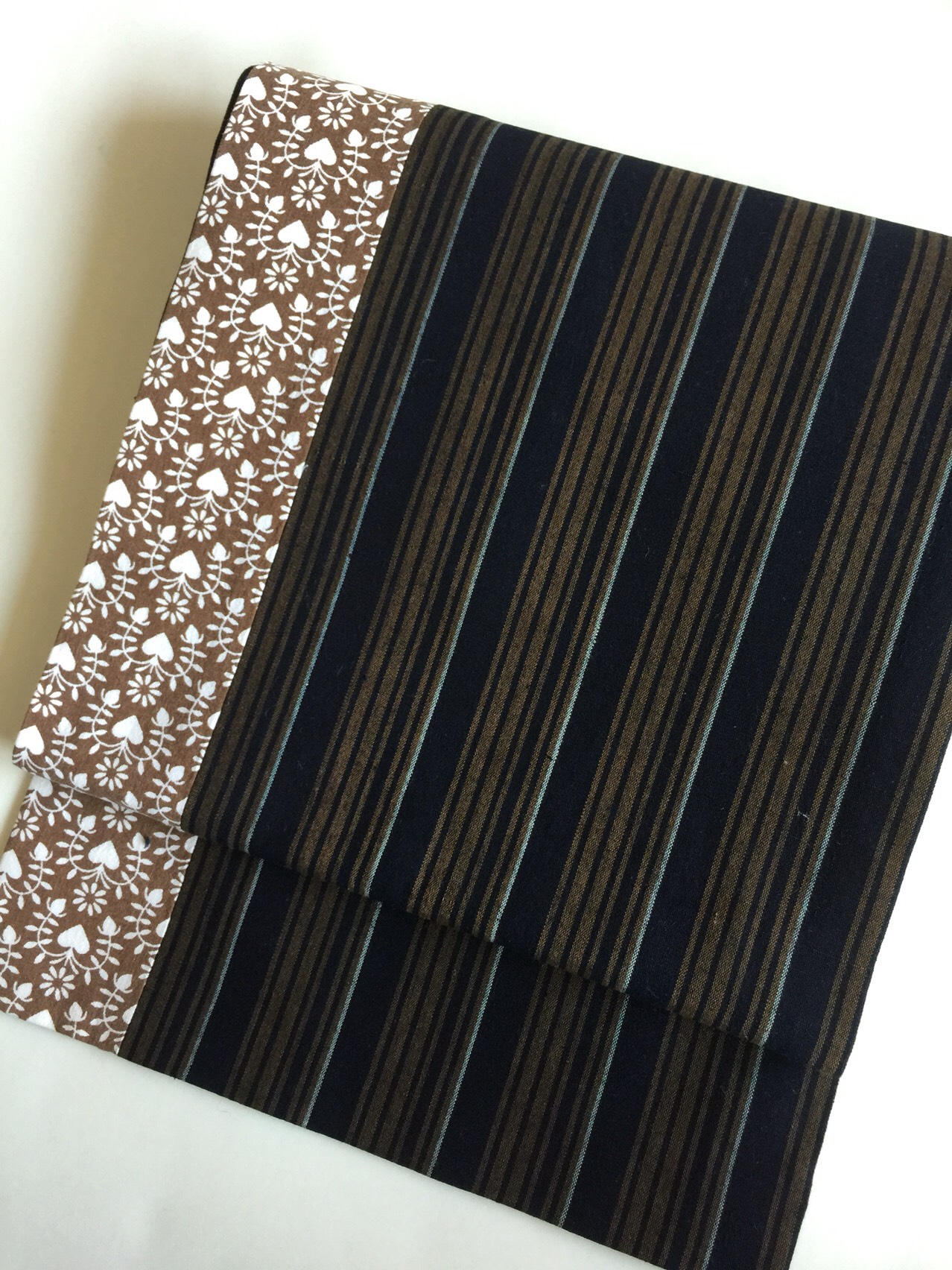 正絹志ま亀ちりめん名古屋帯桜の花