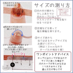 ☆サイズ測定用クリアチップ☆MOROSY 3枚目の画像