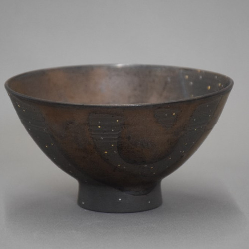 星くずめし碗 小 黒 茶碗・めし碗 山口 由次 通販 9215135｜Creema