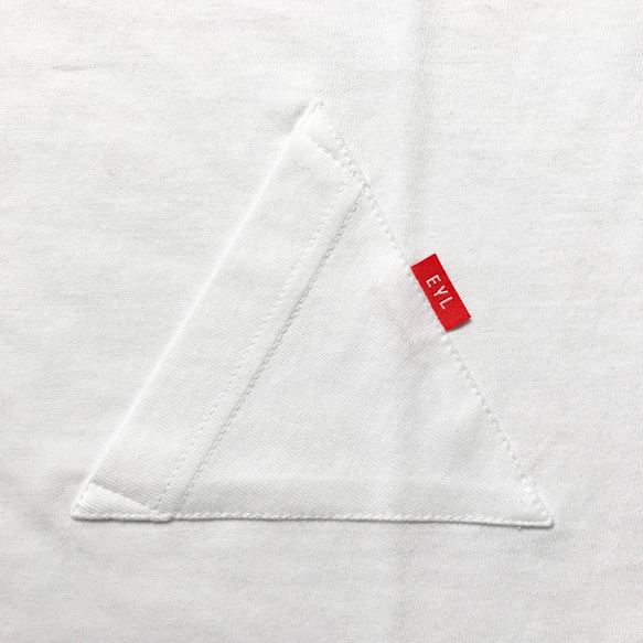 EYL "Triangle Pokcet" S/S TEE White 【Sサイズ】 2枚目の画像