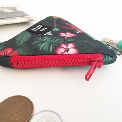 EYL Triangle Coin Purse "Parrot"（受注制作） 4枚目の画像