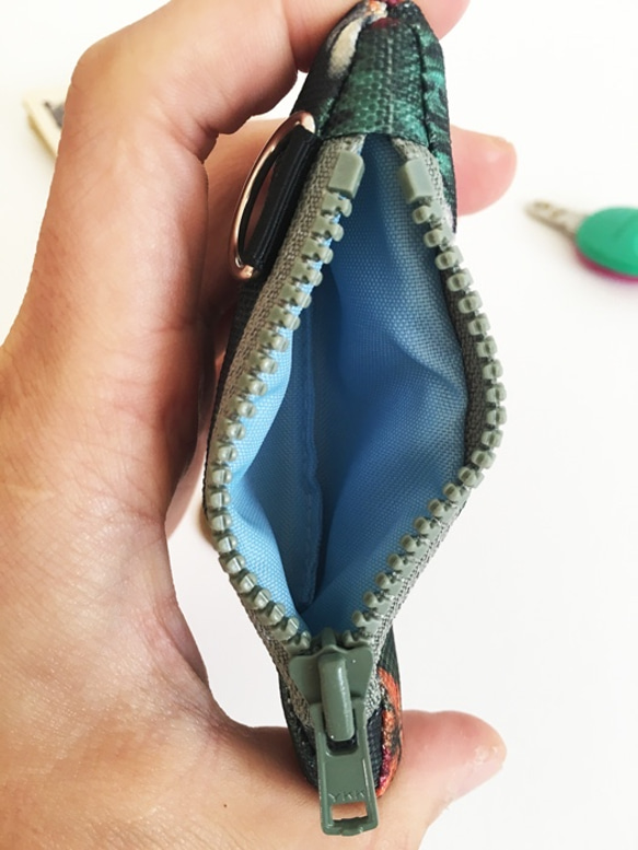 EYL Triangle Coin Purse "Parrot"（受注制作） 5枚目の画像