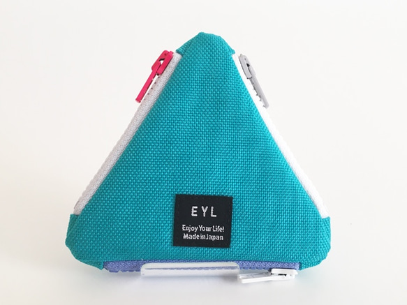 EYL UROKO COIN CASE Nylon Aqua 1枚目の画像