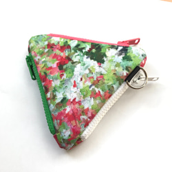 EYL Triangle Coin Purse "Impression of Flowers"（受注制作） 2枚目の画像