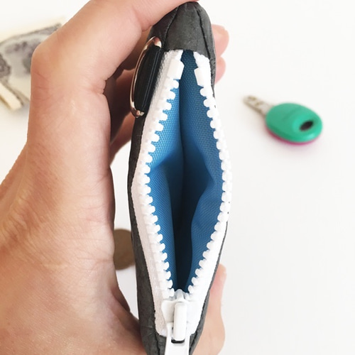 EYL UROKO COIN CASE Tyvec Black （受注制作） 小銭入れ