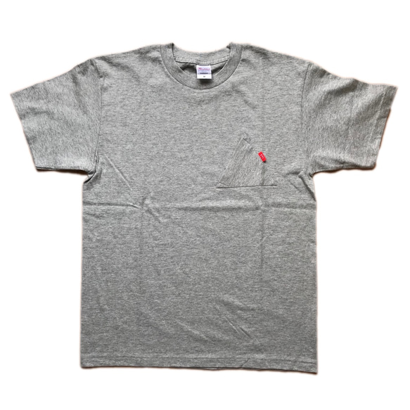 EYL "Triangle Pokcet" S/S TEE Heather Gray  【Sサイズ】 1枚目の画像