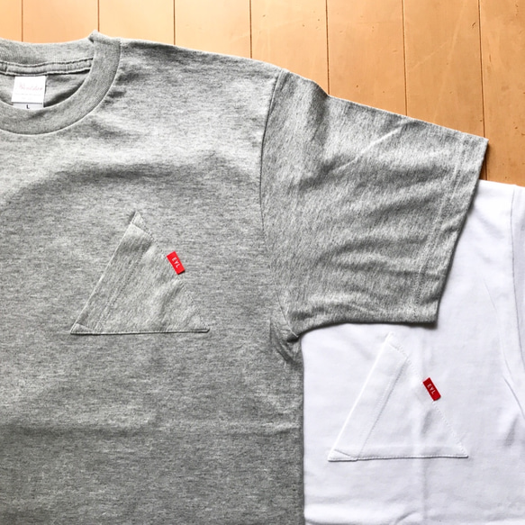 EYL "Triangle Pokcet" S/S TEE Heather Gray  【Sサイズ】 4枚目の画像