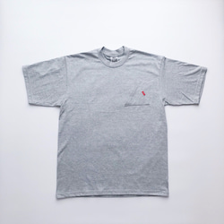 EYL "Triangle Pocket" S/S TEE Heather Gray  【Lサイズ】 4枚目の画像