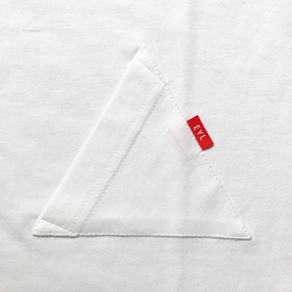 EYL "Triangle Pokcet" S/S TEE White 【Lサイズ】 2枚目の画像