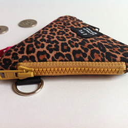 EYL Triangle Coin Purse "Leopard"（受注制作） 4枚目の画像