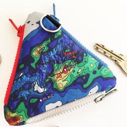 EYL Triangle Coin Purse "Rainfall Radar"（受注制作） 5枚目の画像