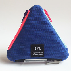 EYL UROKO COIN CASE Nylon Blue （受注販売） 1枚目の画像