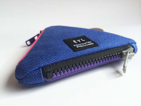 EYL UROKO COIN CASE Nylon Blue （受注販売） 3枚目の画像