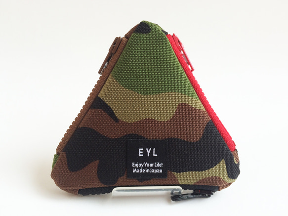 EYL Triangle Coin Purse "Nylon Camo"（受注制作） 1枚目の画像