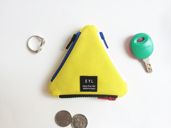 EYL UROKO COIN CASE Nylon Yellow 2枚目の画像