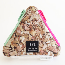 EYL UROKO COIN CASE Wood Chips 1枚目の画像