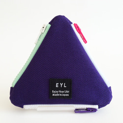 EYL UROKO COIN CASE Nylon Purple 1枚目の画像