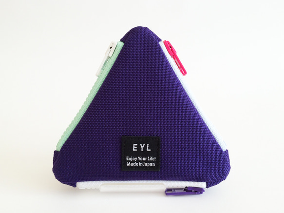 EYL UROKO COIN CASE Nylon Purple 1枚目の画像