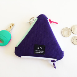 EYL UROKO COIN CASE Nylon Purple 2枚目の画像