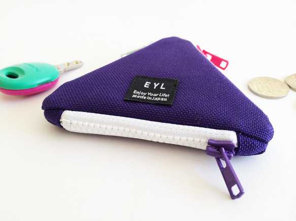 EYL UROKO COIN CASE Nylon Purple 3枚目の画像