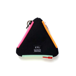 EYL Triangle Coin Purse "Black"（受注制作） 1枚目の画像