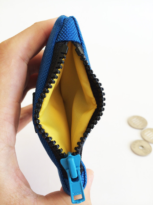 EYL Triangle Coin Purse "Royal Blue"（受注制作） 5枚目の画像