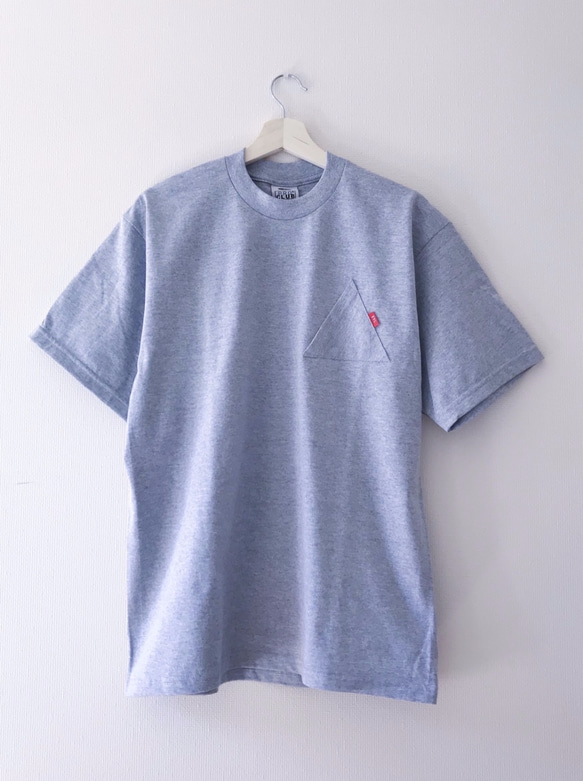 EYL "Triangle Pocket" S/S TEE Heather Gray  【Sサイズ】 2枚目の画像