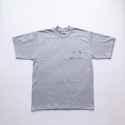 EYL "Triangle Pocket" S/S TEE Heather Gray  【Mサイズ】 4枚目の画像