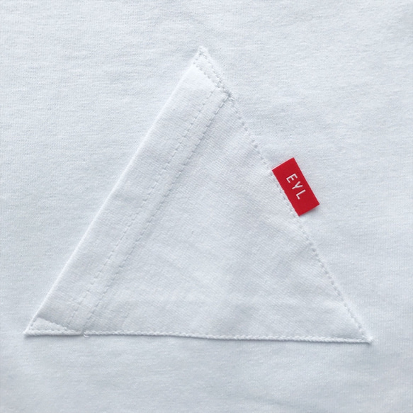 EYL“三角形口袋” S / S T卹白色[L尺寸] 第2張的照片