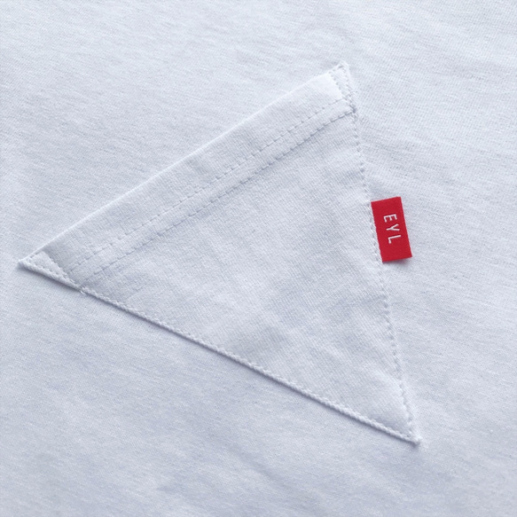 EYL "Triangle Pocket" S/S TEE White  【Mサイズ】 5枚目の画像