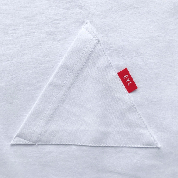 EYL "Triangle Pocket" S/S TEE White  【XLサイズ】 2枚目の画像