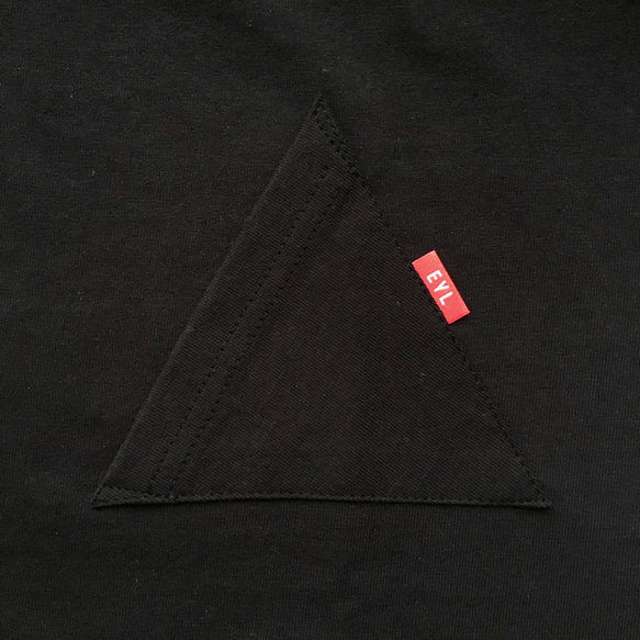 EYL "Triangle Pocket" S/S TEE Black  【Sサイズ】 2枚目の画像